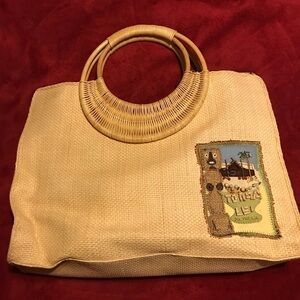 Fossil Forever Woven Purse/ Tote
